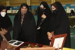 بازدید مشاور وزیر کار و رفاه در امور بانوان و خانواده  از نمایشگاه و بازارچه کارآفرینی دانشکده فنی و حرفه ای تهران ولی عصر(عج) 7