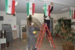 آذین بندی دانشکده در ایام دهه فجرانقلاب 5