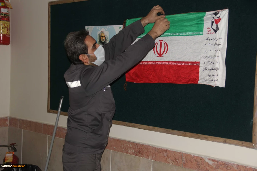آذین بندی دانشکده در ایام دهه فجرانقلاب 6