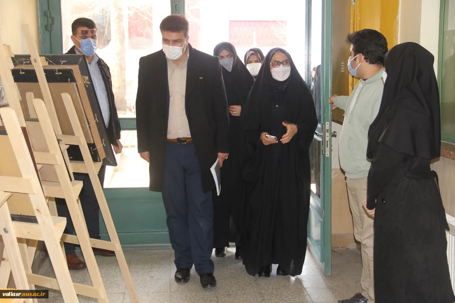 بازدید سرپرست دانشگاه فنی و حرفه ای کشورآقای  دکتر خسرویان از دانشکده تهران ولی عصر(عج) به روایت تصویر 10
