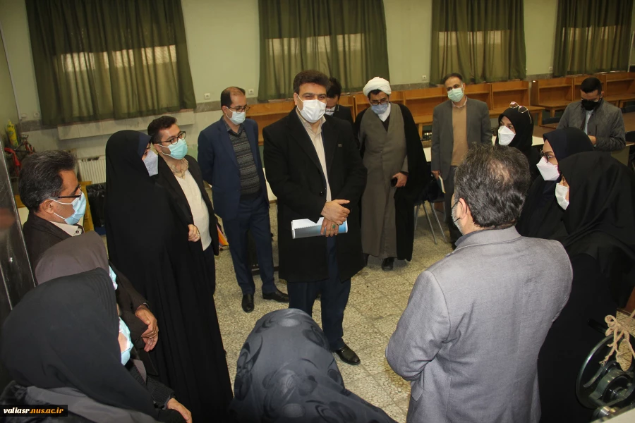 بازدید سرپرست دانشگاه فنی و حرفه ای کشورآقای  دکتر خسرویان از دانشکده تهران ولی عصر(عج) به روایت تصویر 12