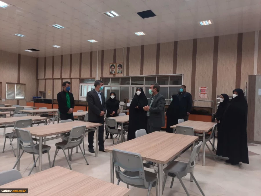 بازدید دکتر شبستانی، مشاور رییس و سرپرست مرکز نظارت، ارزیابی و تضمین کیفیت دانشگاه فنی و حرفه ای در راستای بازگشایی آموزشهای حضوری از دانشکده فنی و حرفه ای ولی عصر (عج) 2