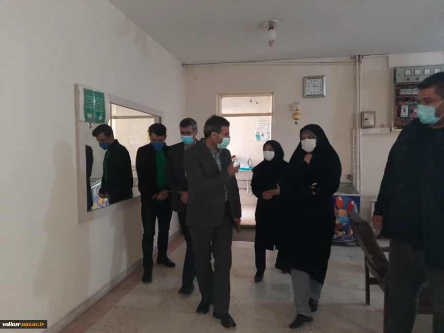 بازدید دکتر شبستانی، مشاور رییس و سرپرست مرکز نظارت، ارزیابی و تضمین کیفیت دانشگاه فنی و حرفه ای در راستای بازگشایی آموزشهای حضوری از دانشکده فنی و حرفه ای ولی عصر (عج) 2