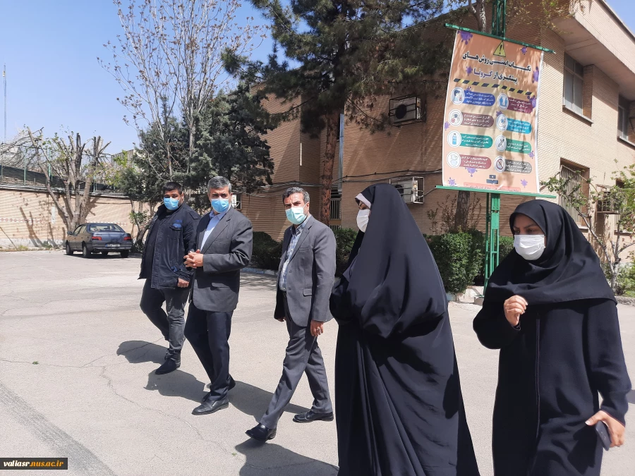 بازدید دکتر شبستانی، مشاور رییس و سرپرست مرکز نظارت، ارزیابی و تضمین کیفیت دانشگاه فنی و حرفه ای در راستای بازگشایی آموزشهای حضوری از دانشکده فنی و حرفه ای ولی عصر (عج) 8