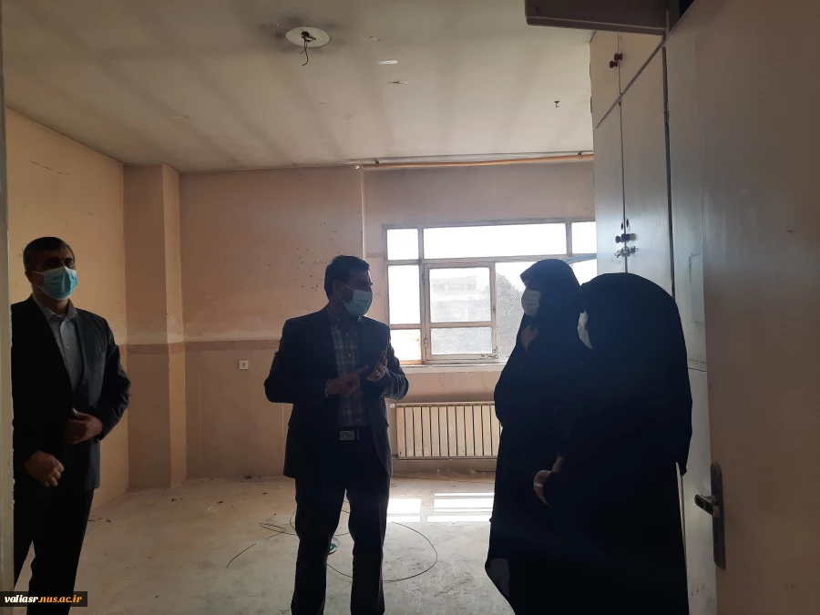 بازدید دکتر شبستانی، مشاور رییس و سرپرست مرکز نظارت، ارزیابی و تضمین کیفیت دانشگاه فنی و حرفه ای در راستای بازگشایی آموزشهای حضوری از دانشکده فنی و حرفه ای ولی عصر (عج) 9