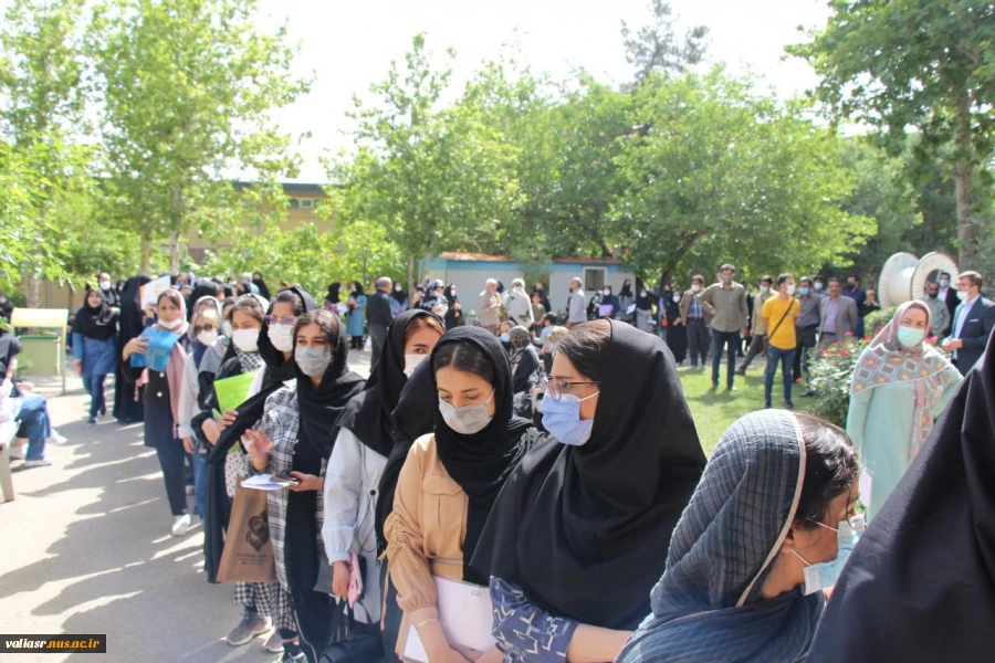 شور و شوق حضور دانشجویان خوابگاهی در دانشکده ولی عصر(عج) 11