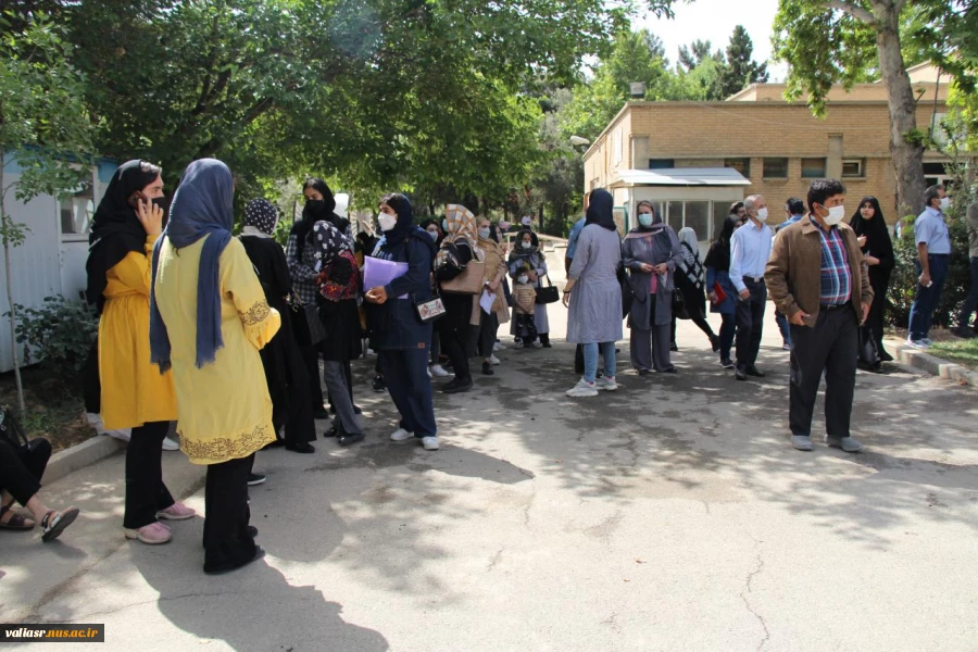 شور و شوق حضور دانشجویان خوابگاهی در دانشکده ولی عصر(عج) 14