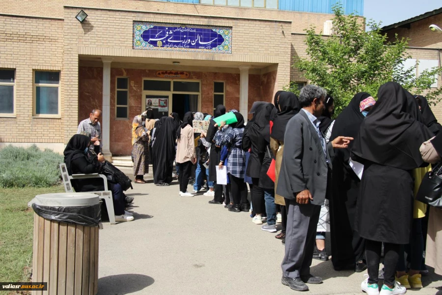 شور و شوق حضور دانشجویان خوابگاهی در دانشکده ولی عصر(عج) 15