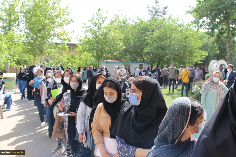 شور و شوق حضور دانشجویان خوابگاهی در دانشکده ولی عصر(عج) 12