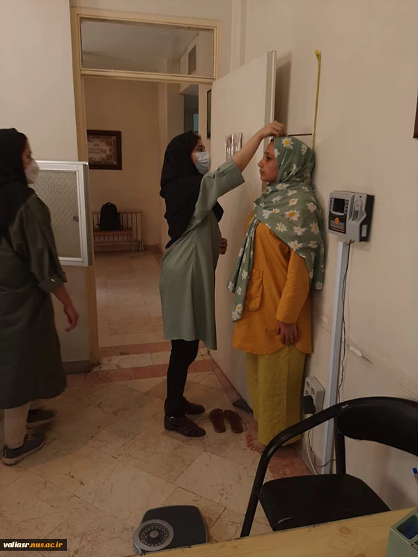 ایستگاه سلامت در خوابگاه دانشکده فنی تهران ولی عصر (عج) برگزار شد. 2