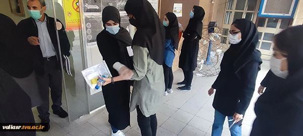 بازدید مدیرکل دفترآمایش و گسترش آموزشهای فنی و حرفه ای دانشگاه فنی و حرفه‌ای از برگزاری آزمون ارشد1401 در دانشکده ولی عصر(عج) 3