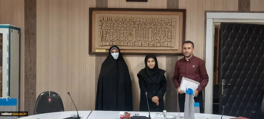 تقدیرازافتخارآفرینان دانشکده ولی عصر(عج) در یازدهمین المپیاد ورزشی کارمندان و اساتید دانشگاه فنی حرفه ای کشور 2