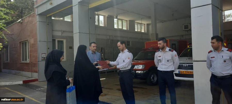 تقدیر از از آتش نشانان پرتلاش محله کیانشهر به مناسبت روز آتش نشان 8