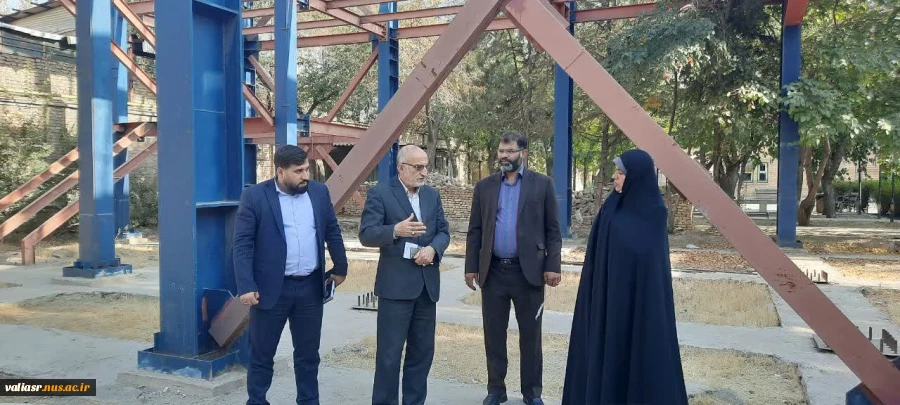 مدیرکل حفظ آثار و نشر ارزشهای دفاع مقدس استان تهران از پروژه ساخت ساختمان چند منظوره شهدای گمنام بازدید بعمل آورد 5