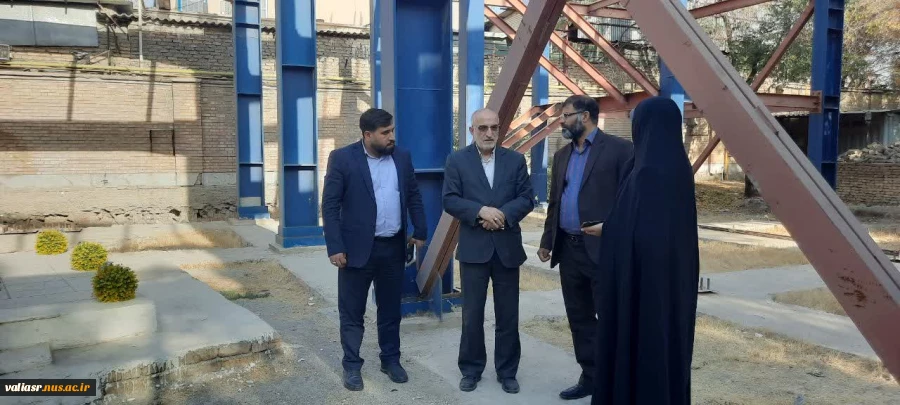 مدیرکل حفظ آثار و نشر ارزشهای دفاع مقدس استان تهران از پروژه ساخت ساختمان چند منظوره شهدای گمنام بازدید بعمل آورد 6