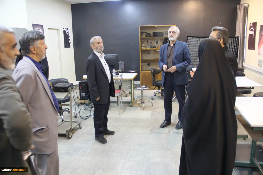 بازدید مسوولین بنیاد فرهنگی حضرت رقیه سلام الله علیها از دانشکده فنی و حرفه ای تهران ولی عصر(عج) 2