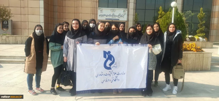 بازدید دانشجویان دانشکده از موزه ملی ورزش ایران  6