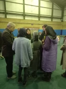 بازدید رییس دانشکده از روند ثبت نام خوابگاه 4