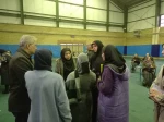 بازدید رییس دانشکده از روند ثبت نام خوابگاه 5
