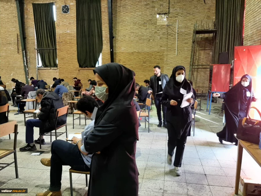 آزمون سراسری  دکترا با موفقیت در دانشکده ولی عصر (عج) برگزار شد 14