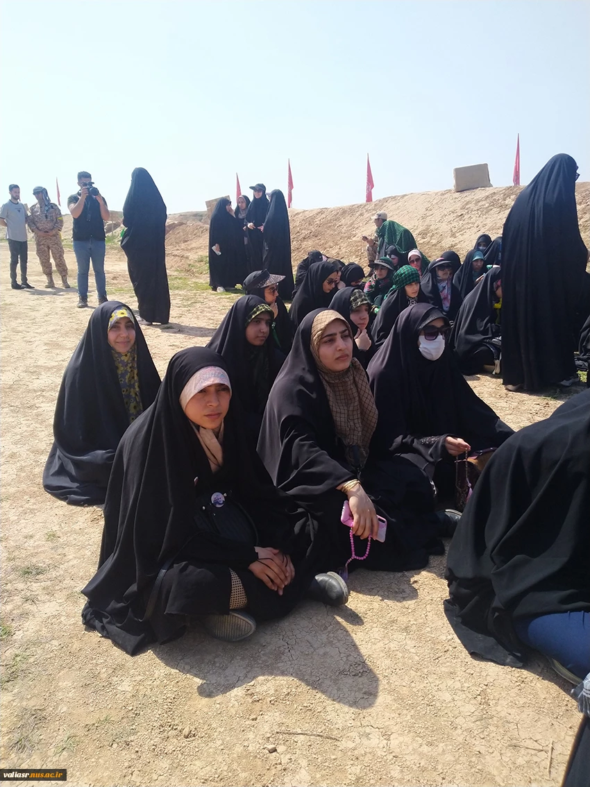 اردوی راهیان نور دانشجویان دانشکده فنی وحرفه ای ولی عصر (عج) برگزار شد 3