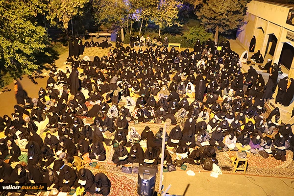 حضور دانشجویان خوابگاهی دانشکده ولی عصر(عج) در مراسم احیای شب نوزدهم ماه مبارک رمضان به میزبانی دانشکده فنی و حرفه ای انقلاب اسلامی تهران 3
