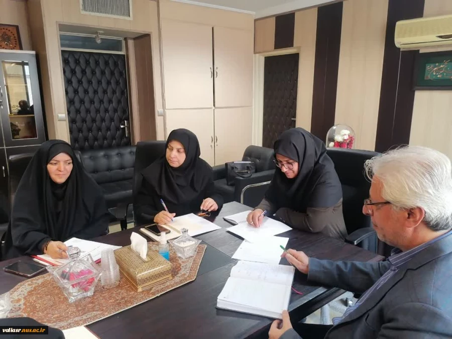 جلسه کمیته ایمن‌سازی اماکن دانشجویی، آموزشی دانشکده فنی و حرفه ای ولی عصر (عج) برگزار شد. 3
