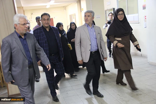 بازدید شهردار منطقه 15 تهران بزرگ از دانشکده ولی عصر(عج) 2