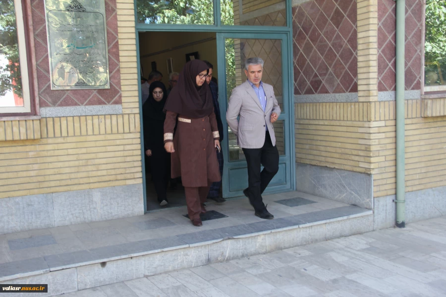بازدید شهردار منطقه 15 تهران بزرگ از دانشکده ولی عصر(عج) 2