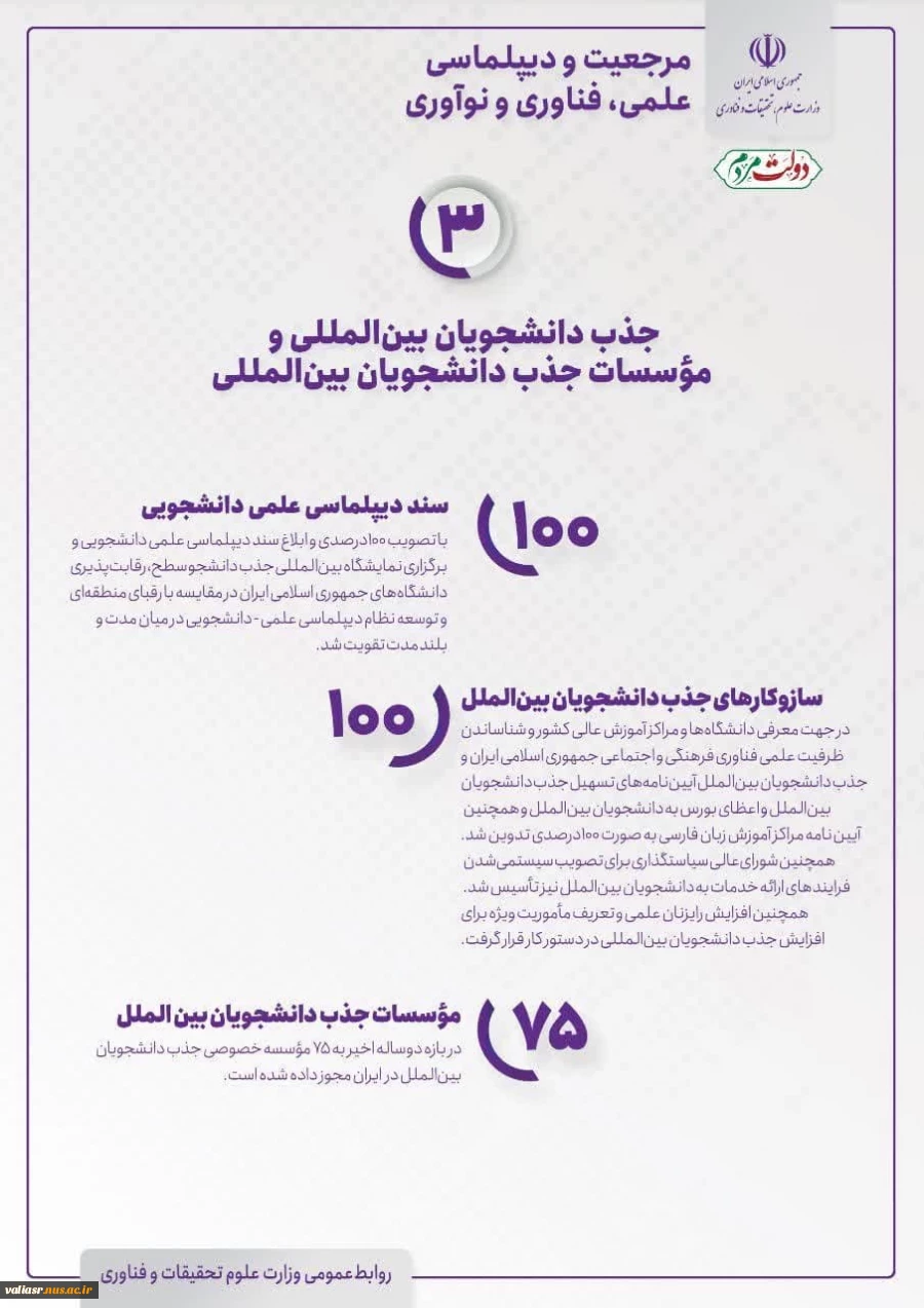 نمایشگاه مجازی ازاولویت ها و برنامه های وزارت علوم، تحقیقات و فناوری(بمناسبت هفته دولت) 3