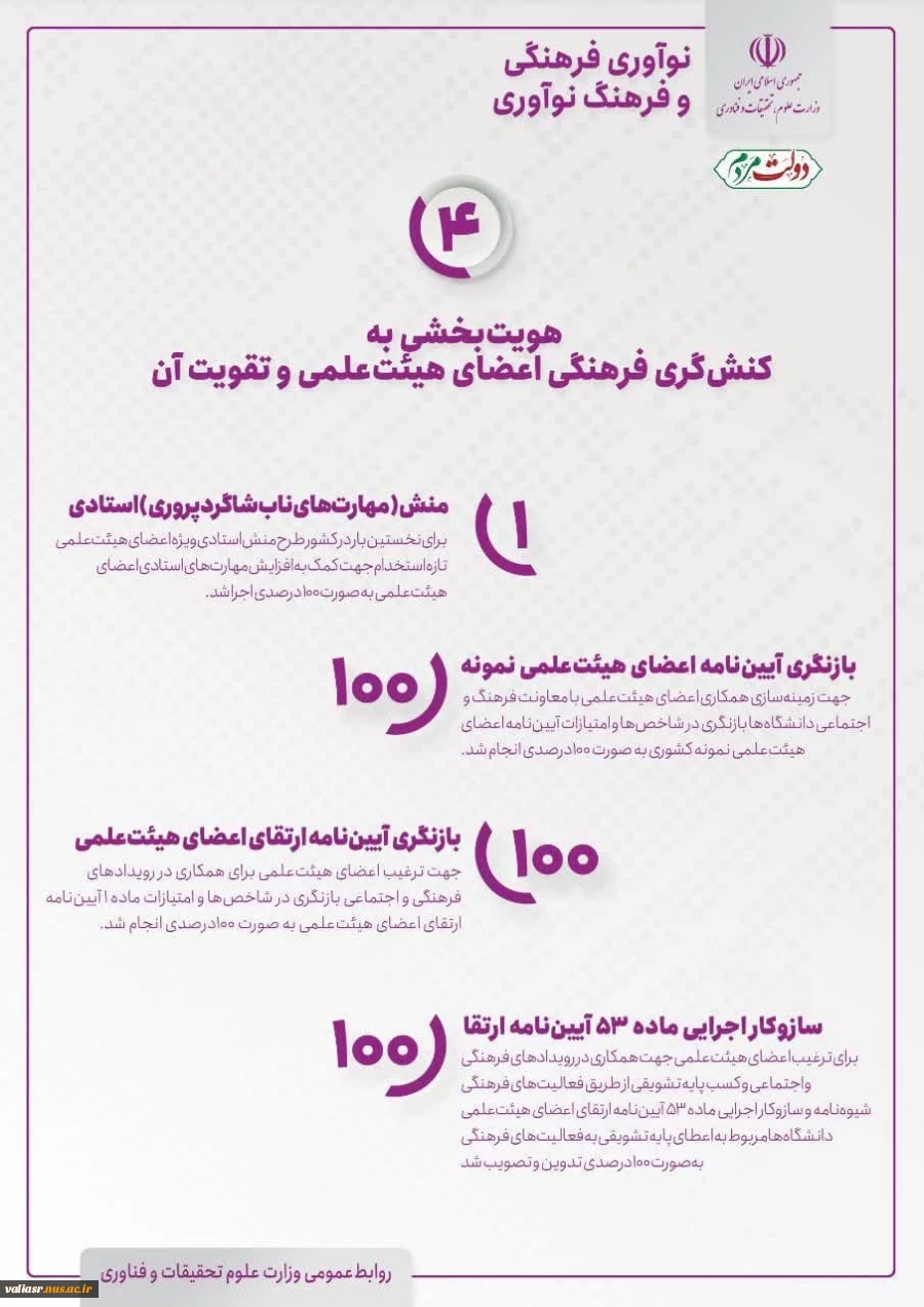 نمایشگاه مجازی ازاولویت ها و برنامه های وزارت علوم، تحقیقات و فناوری(بمناسبت هفته دولت) 4