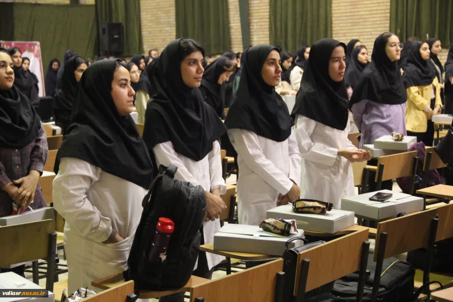آیین استقبال از نو دانشجویان در دانشکده ولی عصر(عج) برگزار شد 13