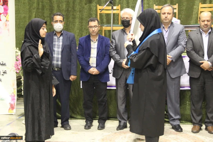 آیین استقبال از نو دانشجویان در دانشکده ولی عصر(عج) برگزار شد 2