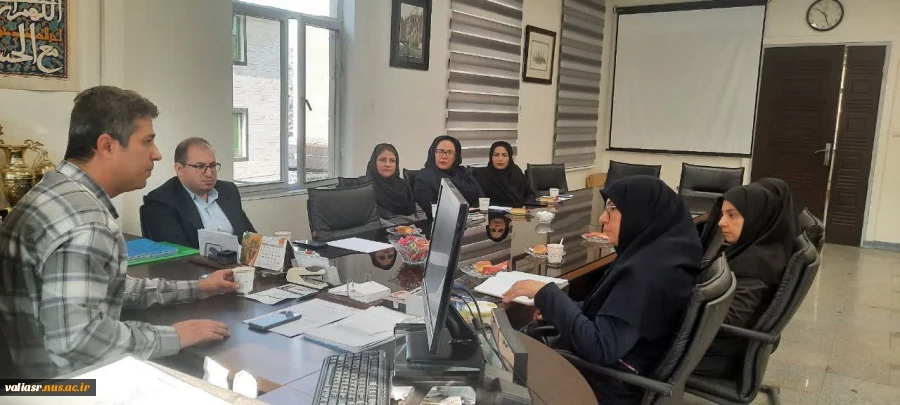 نشستی دوستانه در راستای برنامه ریزی فعالیت های فرهنگی مشترک بین  ناحیه 3 شهرداری منطقه 15 تهران بزرگ با دانشکده ولی عصر(عج) 6