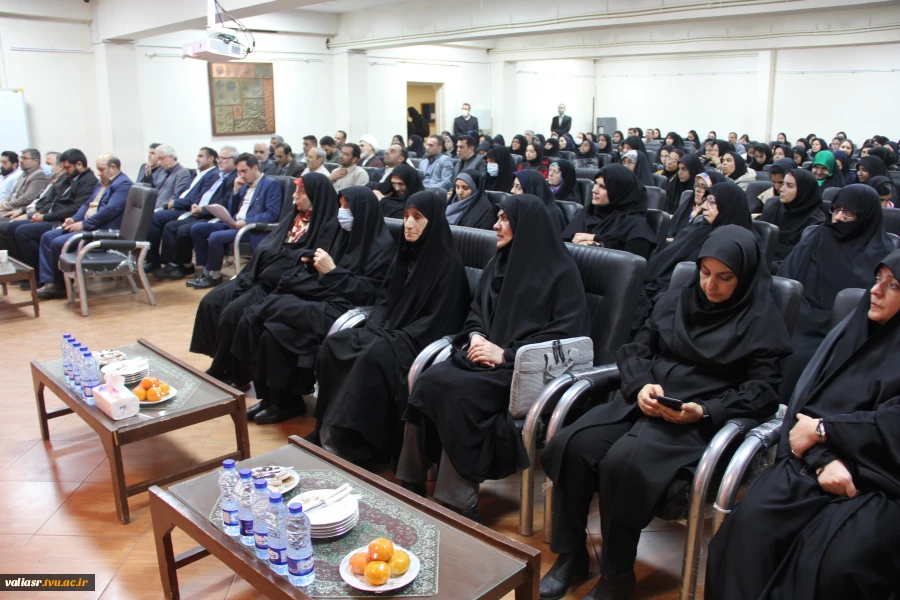 دهمین سالگرد تدفین شهدای گمنام دانشکده ولی عصر(عج) برگزار شد 2