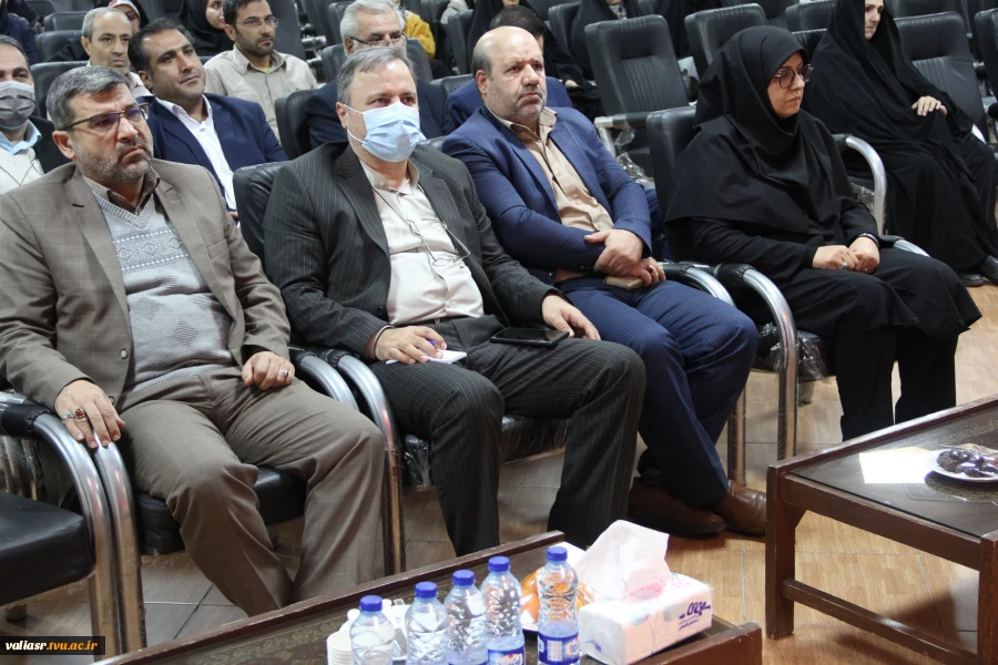 دهمین سالگرد تدفین شهدای گمنام دانشکده ولی عصر(عج) برگزار شد 2