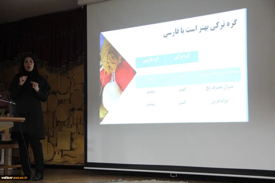 سمینار "آشنایی با ارزیابی کیفی فرش دستباف " برگزار شد 3
