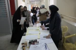 بازدید رییس دانشکده از حوزه امتحانات پایان ترم 4