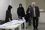 بازدید رییس دانشکده از حوزه امتحانات پایان ترم 6