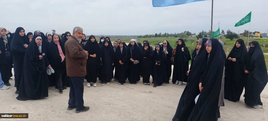 اردوی راهیان نور دانشجویان دانشکده فنی وحرفه ای ولی عصر (عج) برگزار شد 4