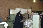 بازدید خانم دکتر حق‌جوی جوانمرد، رئیس مرکز توسعه فناوری‌های راهبردی معاونت علمی، فناوری و اقتصاد دانش‌بنیان ریاست جمهوری و دکتر محمدعلی‌نژاد، معاون فناوری و نوآوری وزیر علوم از کارگاه‌ها، تجهیزات و امکانات آموزشی دانشکده فنی و حرفه‌ای ولی عصر (عج) 5
