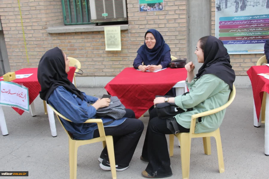 همزمان با هفته سلامت طرح غربالگری پزشکی در دانشکده ولی عصر(عج) برگزار شد 6