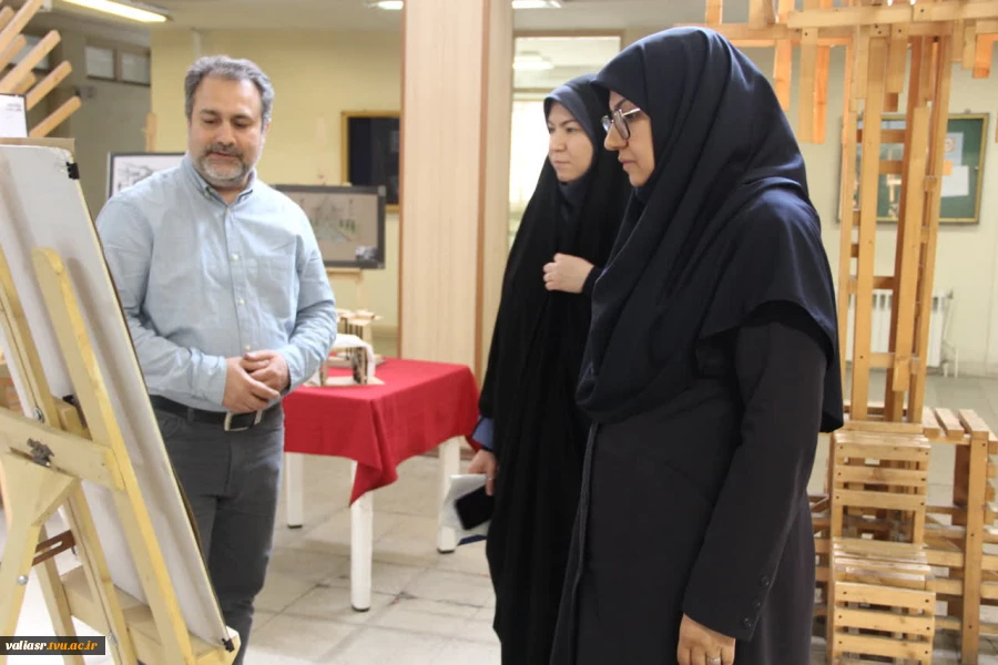نمایشگاه روز ملی معماری در دانشکده ولی عصر(عج) برگزار شد 2