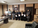 تقدیر ازکارکنان حوزه ریاست و روابط عمومی  بمناسبت روز ارتباطات و روابط عمومی 11
