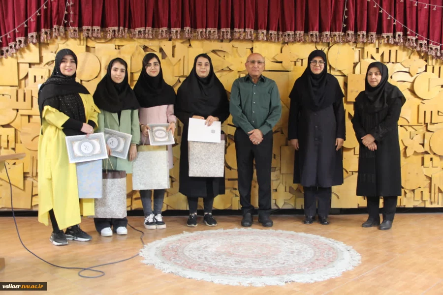 جشن ولادت امام رضا علیه السلام، دهه کرامت و روز دختر دردانشکده  ولی عصر(عج) برگزار شد 6