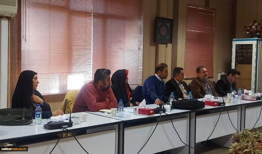 برگزاری آخرین جلسه کمیته منتخب آموزشی سال جاری در دانشکده ولی عصر(عج) 5