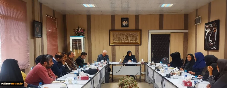 برگزاری آخرین جلسه کمیته منتخب آموزشی سال جاری در دانشکده ولی عصر(عج) 7