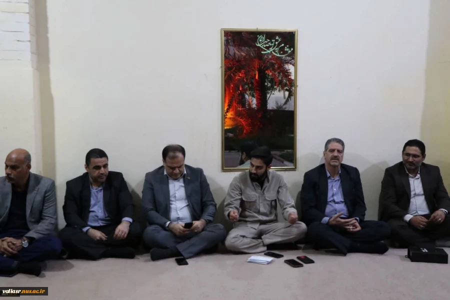 بازدید رئیس دانشگاه ملی مهارت و هیئت همراه از اردوی معنوی راهیان نور دانشجویان و موقعیت شهید دانیال رضازاده در خرمشهر 5