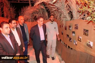 بازدید رئیس دانشگاه ملی مهارت و هیئت همراه از اردوی معنوی راهیان نور دانشجویان و موقعیت شهید دانیال رضازاده در خرمشهر 7