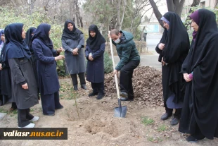 برگزاری آئین درختکاری در دانشکده ملی مهارت تهران ولی عصر(عج) 10